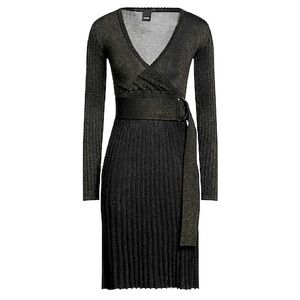 Pinko Elegant Metallic Dress, Size Large